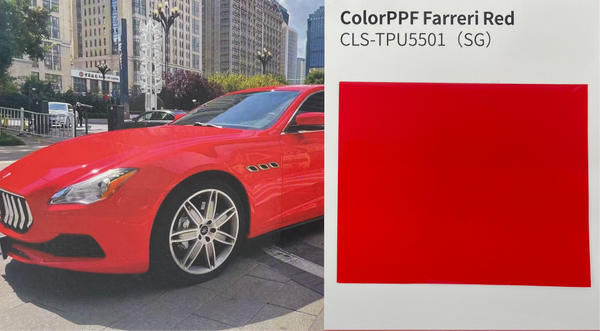 ppf dry rosso corsa ferrari tpu cls-tpu5501 wrapping