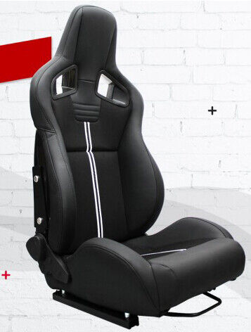 Coppia sedili sportivi Recaro Sportster CS senza logo alcantara pelle nero Gusci