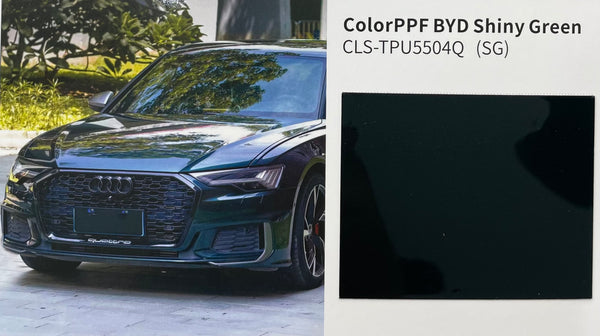 PPF Dry BYD Shiny Green CLS-TPU5504Q (SG) Wrapping