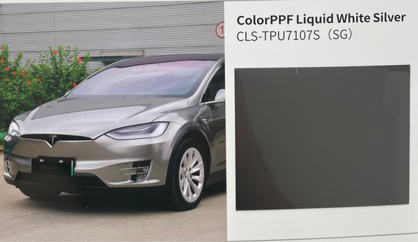 Emballage PPF Liquide Sec Blanc Argent CLS-TPU7107S(SG)