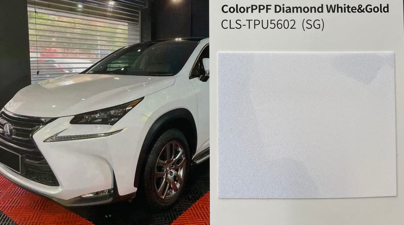 PPF Dry Diamond White to Gold CLS-TPU5602(SG) Wrapping