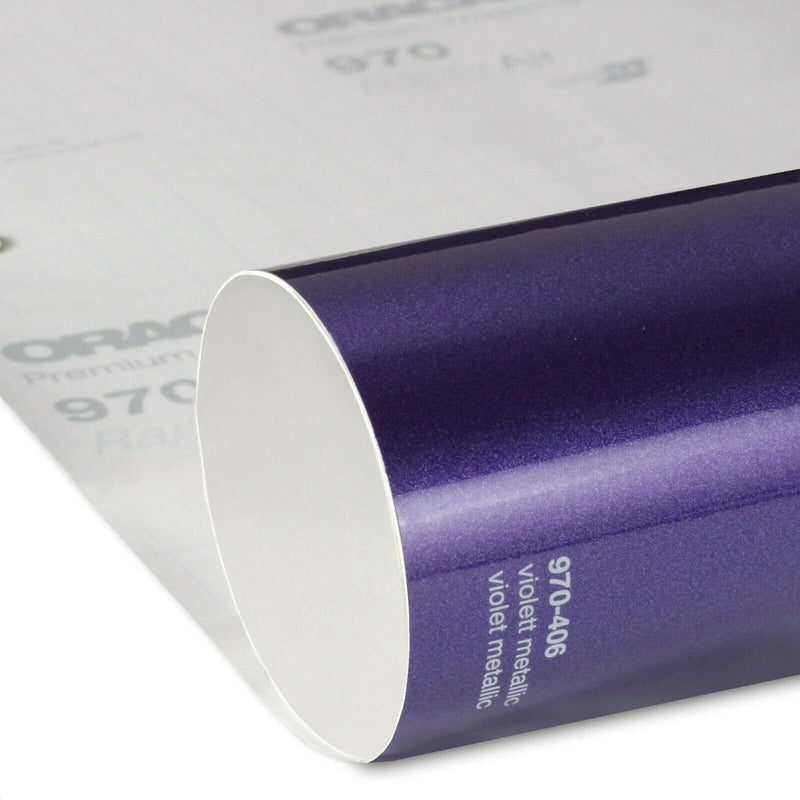 Oracal 970 406 Metallic Purple Professional Gloss Car Wrapping Film 