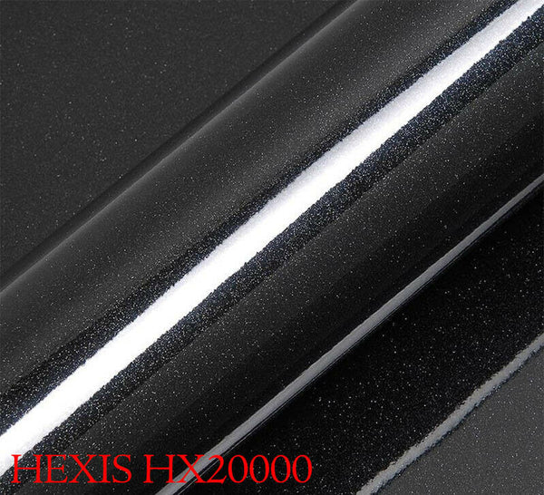 HEXIS HX20NEPB Film d'emballage de voiture brillant noir ébène brillant 