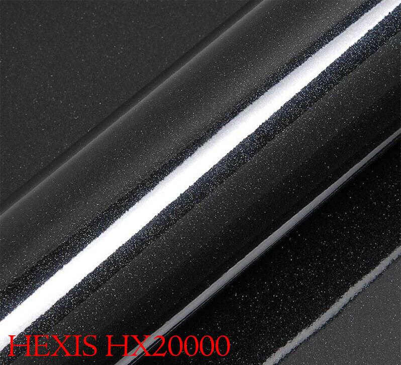 HEXIS HX20NEPB Pellicola Car Wrapping Nero Ebano Lucido Scintillante