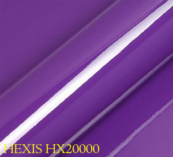 HEXIS HX20008B Film d'emballage pour voiture Brillant Violet Prune