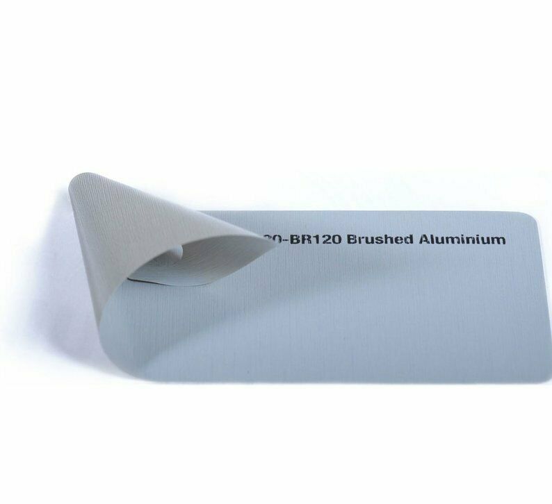 3M 2080 BR120 Car Wrapping Film Gray Brushed Aluminum Repositioning