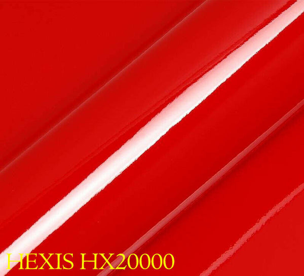 HEXIS HX20485B Glossy Fire Red Car Wrapping Film 