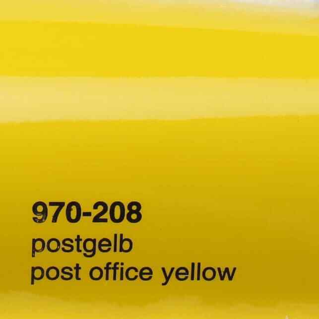 Oracal 970 208 Yellow Post Office Professional Gloss Car Wrapping Film 