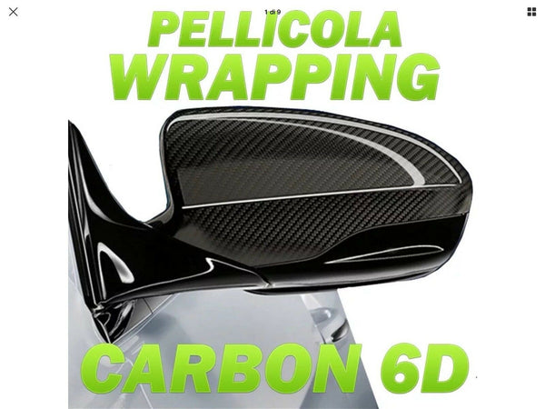 6D Carbon Car Wrapping FILM 152x100cm 3M Adhesive RACING AUTO MOTORCYCLE TUNING 