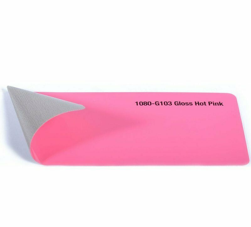 3M 2080 G103 Car Wrapping Film Gloss Hot Pink with transparent protection 