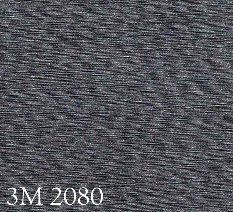 Film d'emballage pour voiture 3M 2080 BR201, gris, acier brossé, repositionnable 