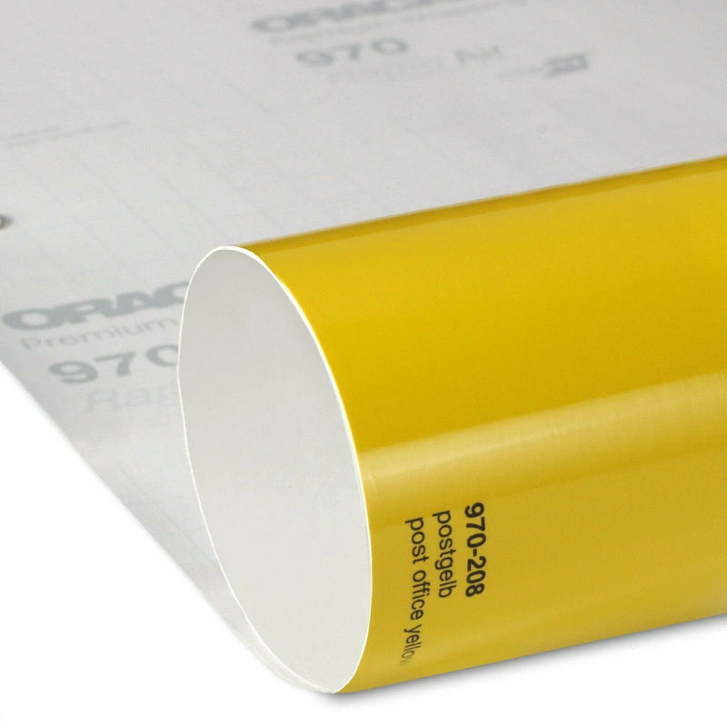 Oracal 970 208 Giallo Post Office Pellicola Wrapping Professionale Lucida Auto