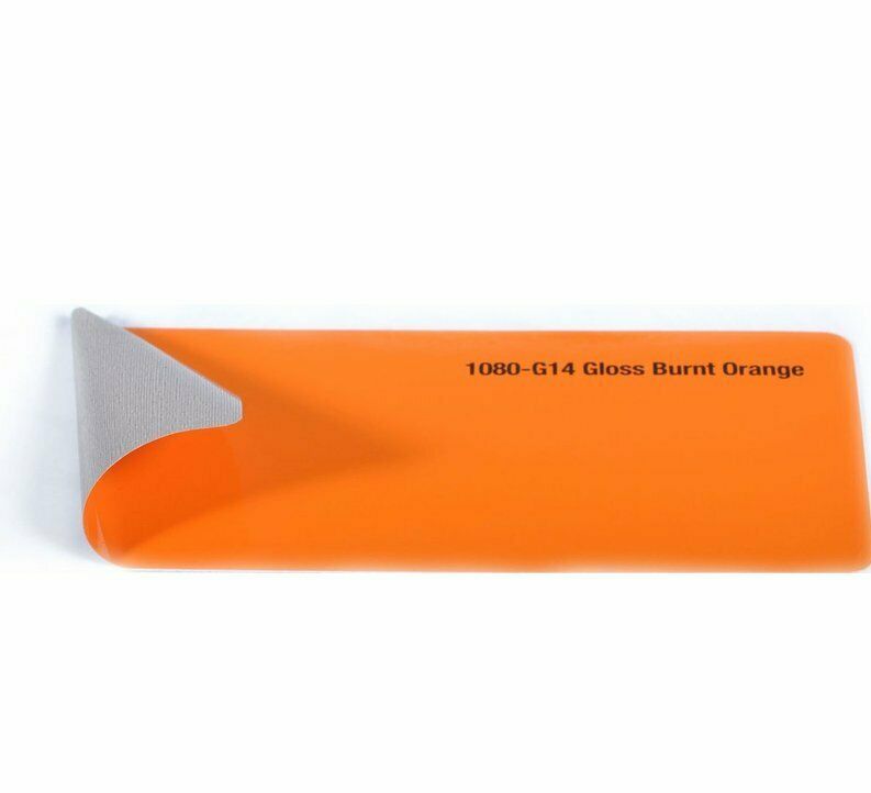 3M 2080 G14 Gloss Orange Car Wrapping Film with transparent protection 