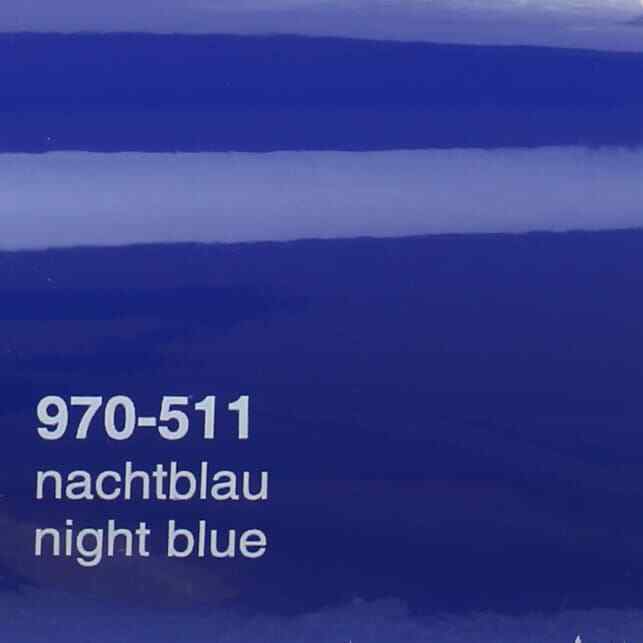 Oracal 970 511 Midnight Blue Professional Gloss Car Wrapping Film