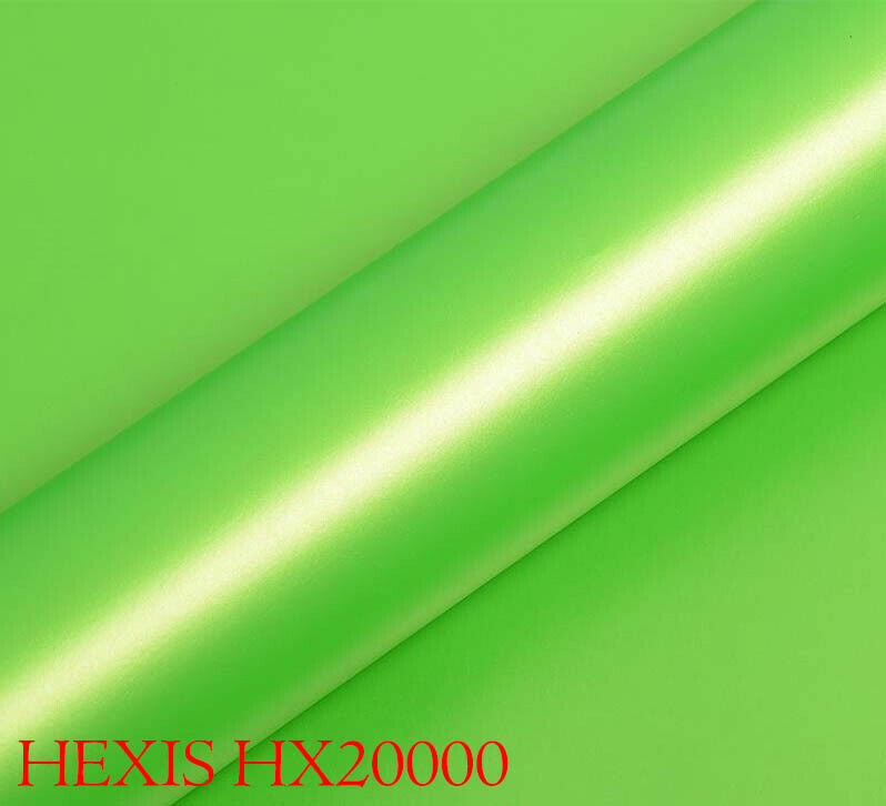 HEXIS HX20228M Film d'emballage de voiture vert Wasabi mat 