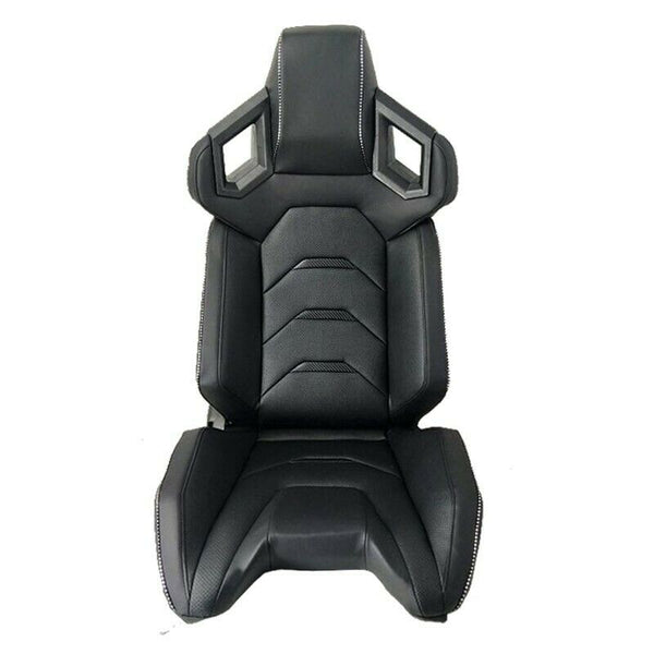 Coppia Sedili sportivi avvolgenti auto Futura pelle nero N975 DX/SX Recaro Repli