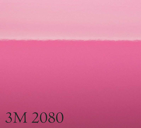 3M 2080 G103 Car Wrapping Film Gloss Hot Pink with transparent protection 