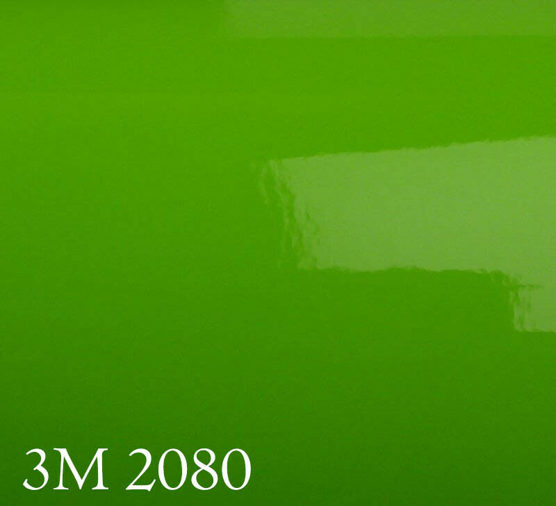 3M 2080 G16 Car Wrapping Film Light Green Gloss with transparent protection 