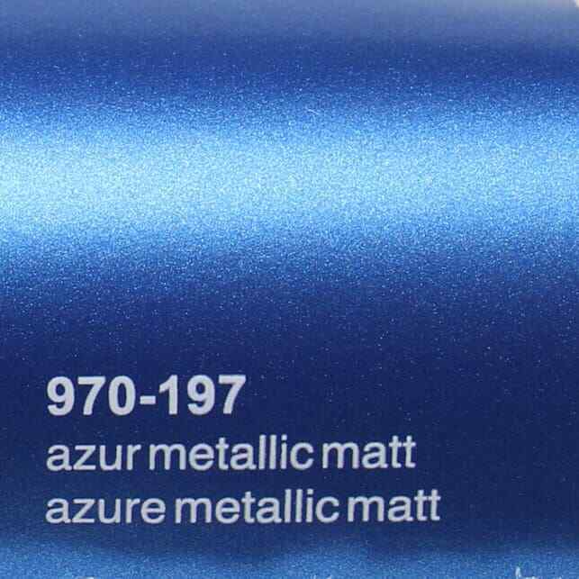 Oracal 970 197 Matt Metallic Light Blue Professional Car Wrapping Film 