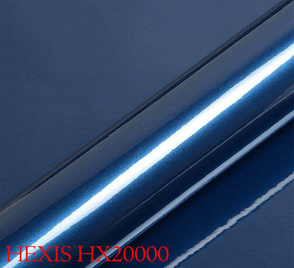 HEXIS HX20033B Film d'emballage pour voiture Bleu Firmament Brillant 