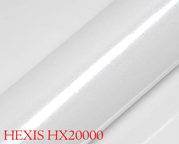 HEXIS HX20BSAB Film d'habillage voiture Saturn Blanc Brillant 