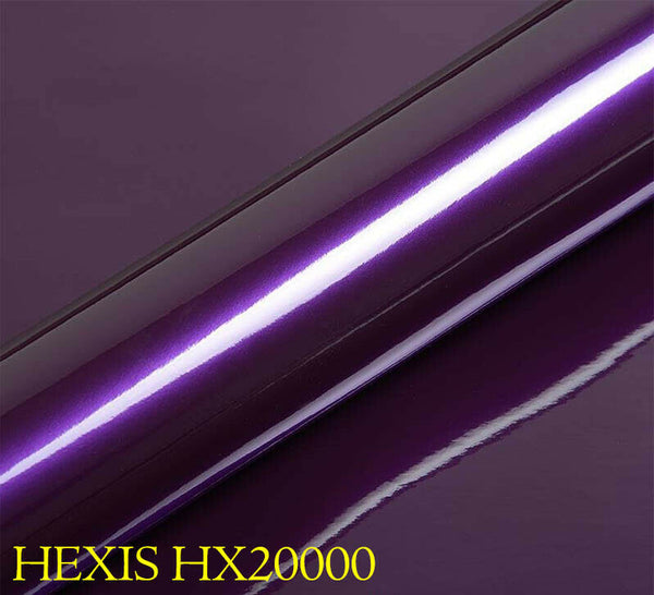 HEXIS HX20352B Gloss Elder Purple Car Wrapping Film 