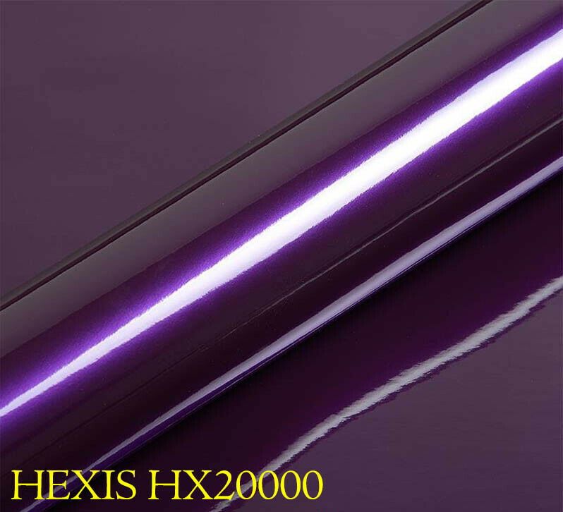 HEXIS HX20352B Film d'emballage de voiture violet brillant 