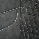 Siège auto sport enveloppant en cuir et Alcantara matelassé N785 