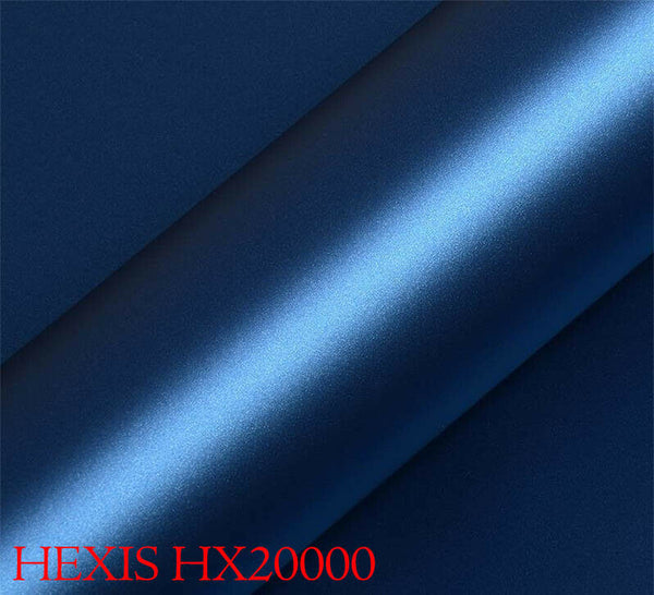 HEXIS HX20236S Film d'emballage pour voiture Bleu métallisé satiné 