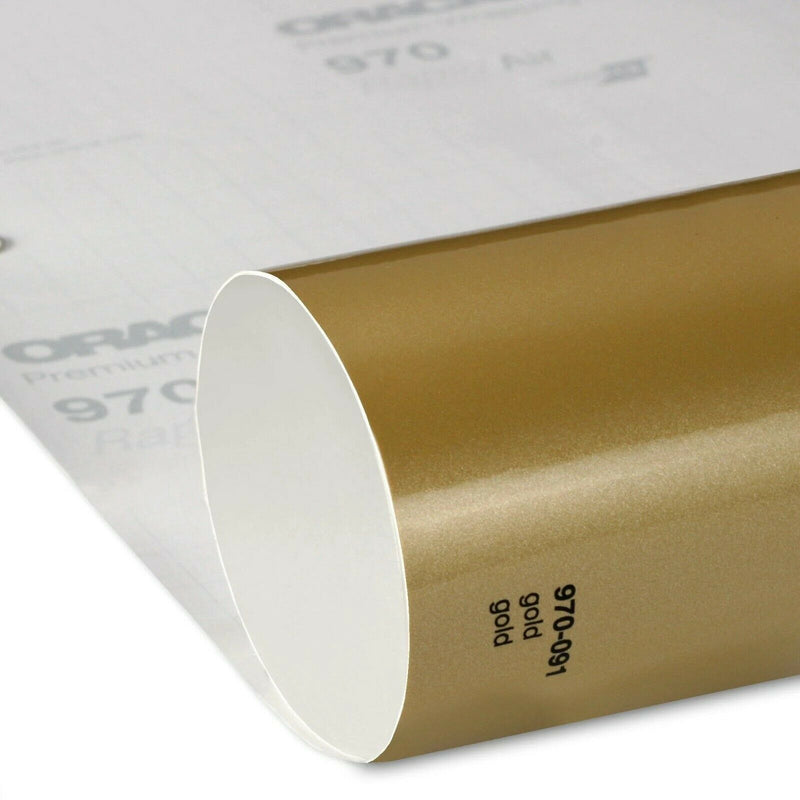 Oracal 970 091 Metallic Gold Professional Gloss Car Wrapping Film 