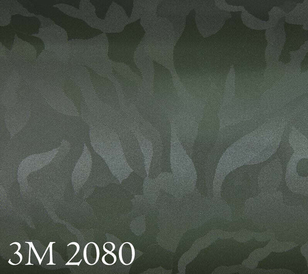 3M 2080 SB26 Car Wrapping Film Military Green Shadow Repositioning 