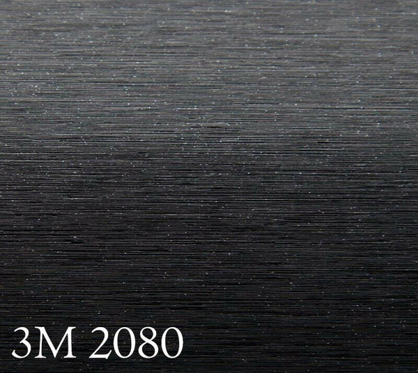 3M 2080 BR212 Car Wrapping Film Brushed Black Metallic Repositionable 