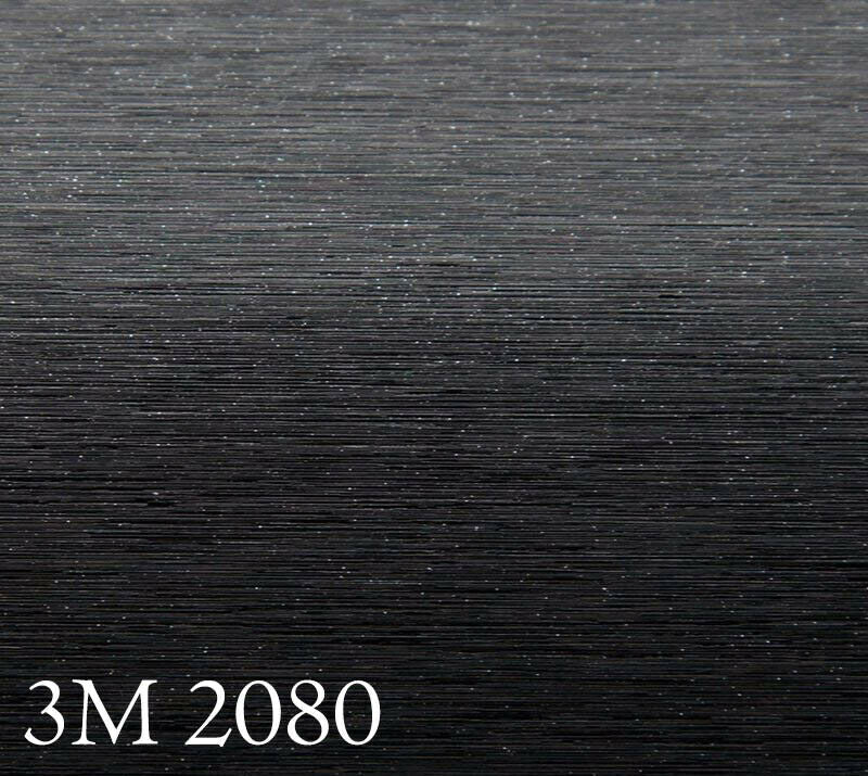 3M 2080 BR212 Car Wrapping Film Brushed Black Metallic Repositionable 