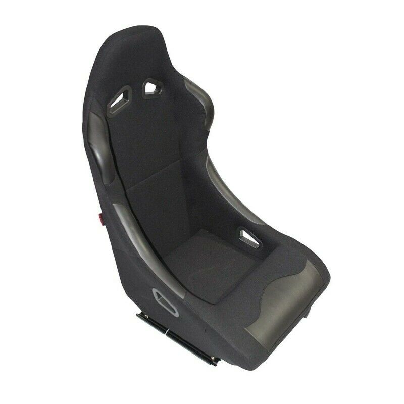 Pair of wraparound sports seats for cars in black fabric similar to FK N040 right/left 