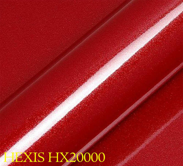 HEXIS HX20RGRB Film Emballage Voiture Brillant Rouge Grenat 