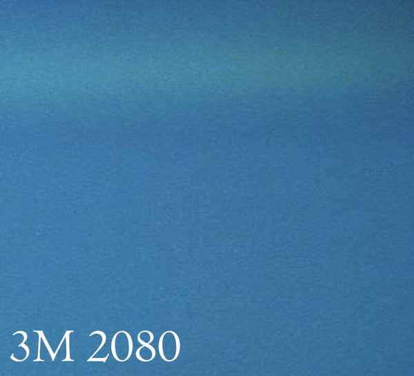 3M 2080 S327 Film d'emballage de voiture Bleu océan Satiné Reposition métallique 