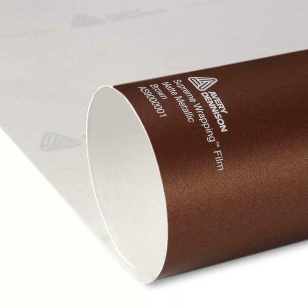 Avery Dennyson Supreme Matte Brown Metallic Wrapping Film 