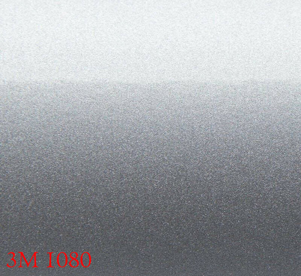 3M 1080 G120 Car Wrapping Film Gloss Metallic Aluminum Gray Reposition 