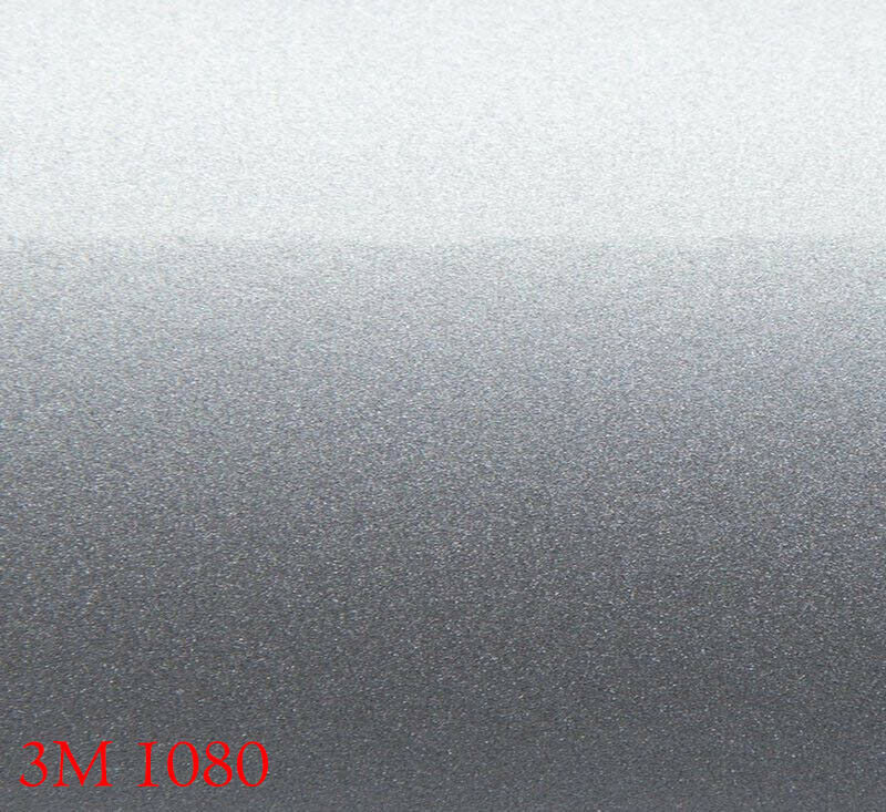 3M 1080 G120 Car Wrapping Film Gloss Metallic Aluminum Gray Reposition 