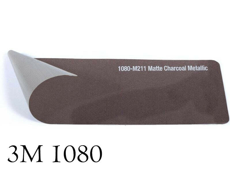 3M 1080 G211 Pellicola Car Wrapping Grigio Carbone Lucido Metallico Riposizionab