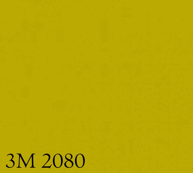 3M 2080 S335 Car Wrapping Film Satin Yellow Metallic Repositionable 