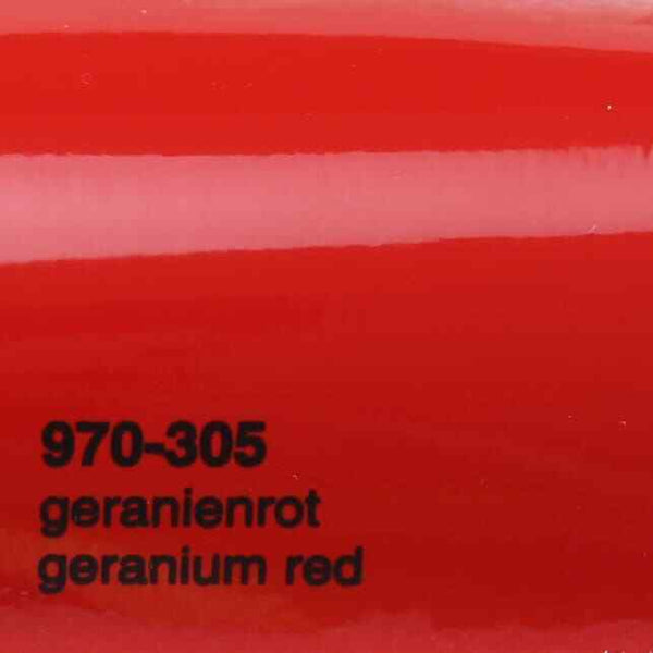 Oracal 970 305 Geranium Red Professional Gloss Car Wrapping Film 