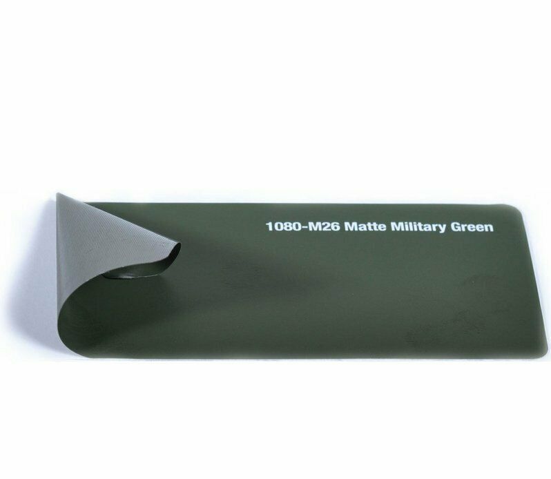 3M 2080 M26 Film d'emballage pour voiture Olive vert militaire mat repositionnable 