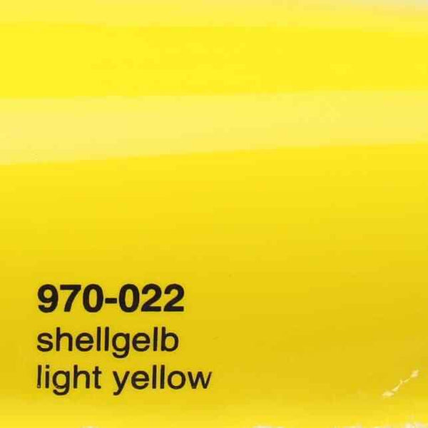 Oracal 970 022 Light Yellow Professional Gloss Car Wrapping Film 