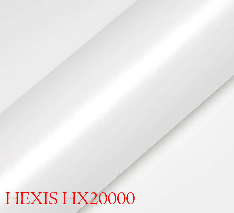 HEXIS HX20002M Film d'emballage de voiture blanc mat 