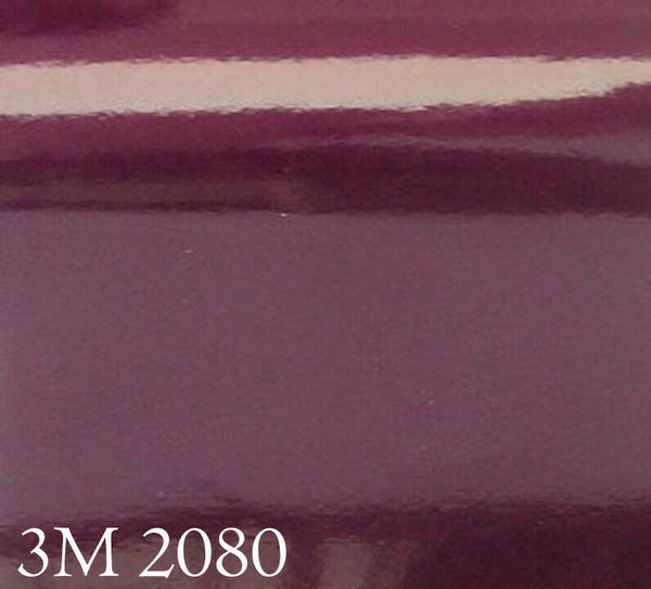 Film d'emballage de voiture 3M 2080 GP99 rose noir brillant métallique repositionnable 