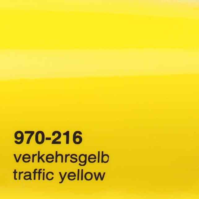 Oracal 970 216 Giallo Traffico Pellicola Wrapping Professionale Lucida Auto