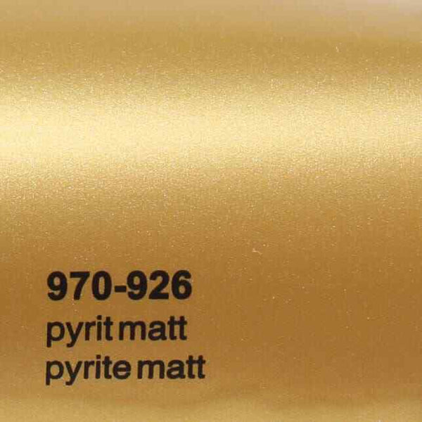 Oracal 970 926 Matt Metallic Gold Professional Car Wrapping Film 