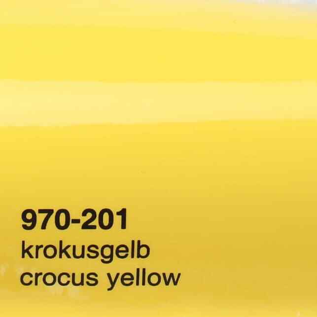 Oracal 970 201 Yellow Professional Gloss Car Wrapping Film 