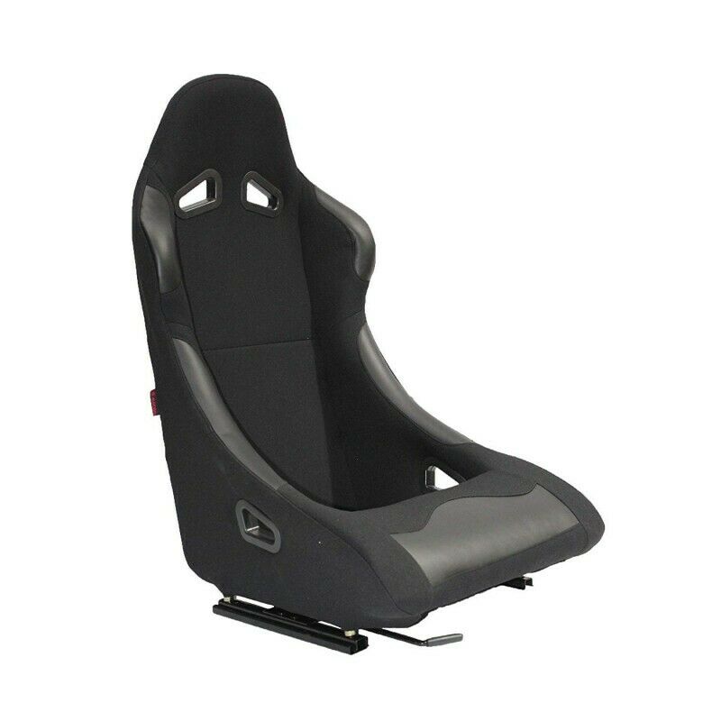 Pair of wraparound sports seats for cars in black fabric similar to FK N040 right/left 